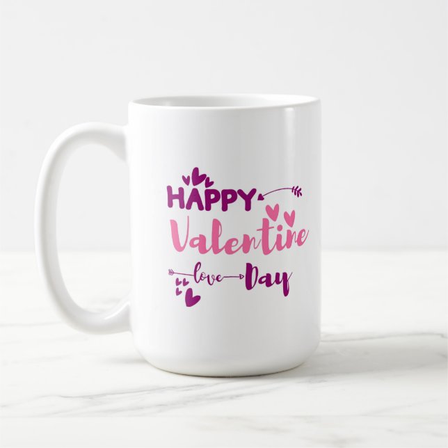 Caneca De Café Mugs valentine day (Esquerda)