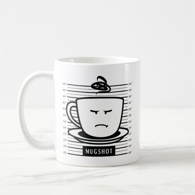 Caneca De Café Mugshot (Esquerda)