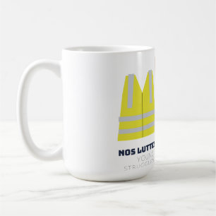 Caneca De Café Mugue Estudantes e Colete Amarelo França