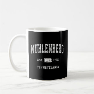 Caneca De Café Muhlenberg Pensilvânia Pa Athletic Sports