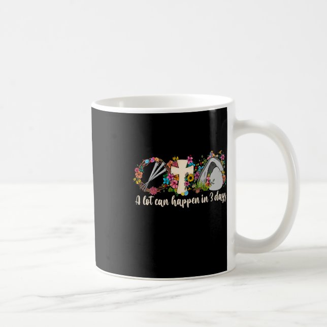 Caneca De Café Muita Coisa Pode Acontecer Em 3 Dias Na Igreja Da  (Direita)