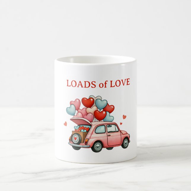 Caneca De Café Muita paixão - Carro vintage romântico (Centro)