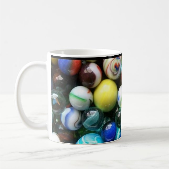 Caneca De Café Muitas bolhas coloridas (Esquerda)