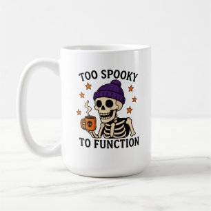 Caneca De Café Muito Assustador para Funcionar