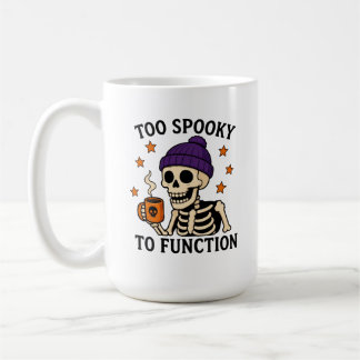 Caneca De Café Muito Assustador para Funcionar