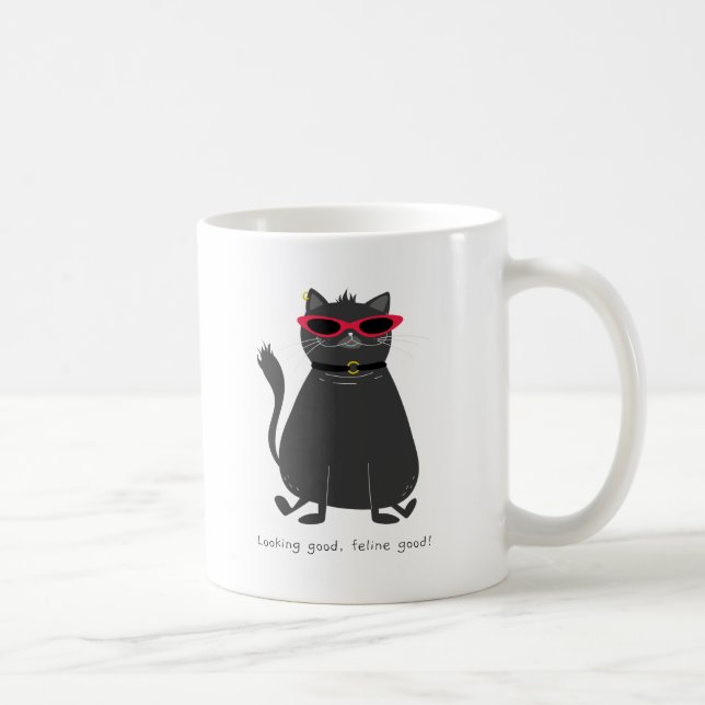 Caneca De Café Muito Bem, Feline. (Direita)