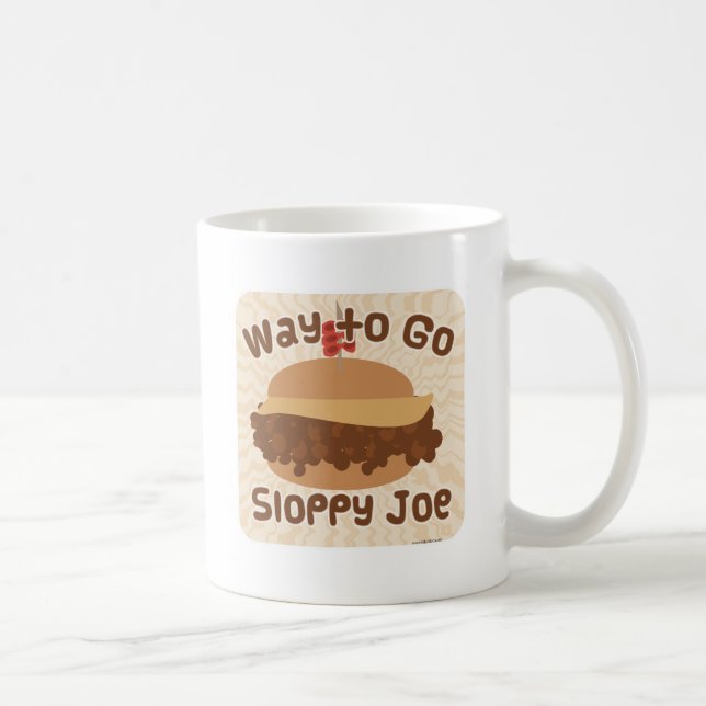 Caneca De Café Muito Bem, Joe Sandwich Slogan (Direita)