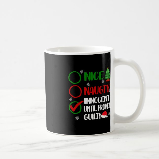 Caneca De Café Muito bom, nojento Natal Inocente Adultos (Direita)