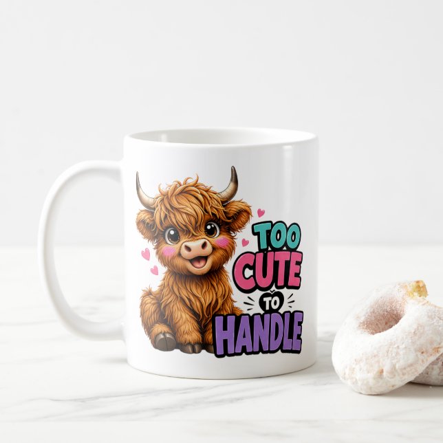 Caneca De Café Muito Bonito para Aguentar (Com Donut)