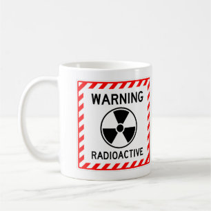 Caneca De Café Muito divertido Sinal RADIOATIVO Café Mug