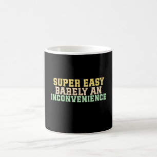 Caneca De Café Muito Fácil Mal Um Inconveniente