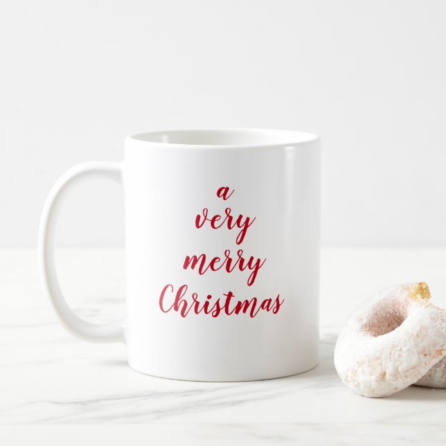 Caneca De Café Muito Feliz Café de Natal (Com Donut)