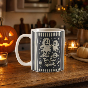 Caneca De Café Muito Fofo para Assustar Fantasmas de Halloween Re
