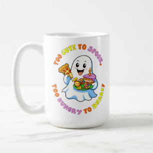 Caneca De Café Muito Fofo para Assustar, Muito Faminto para Compa