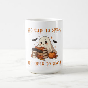 Caneca De Café Muito Fofo Para Assustar Professor de Halloween