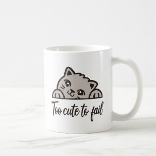 Caneca De Café Muito fofo para falhar