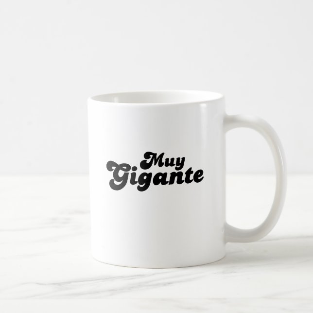 Caneca De Café Muito Gigante (Direita)