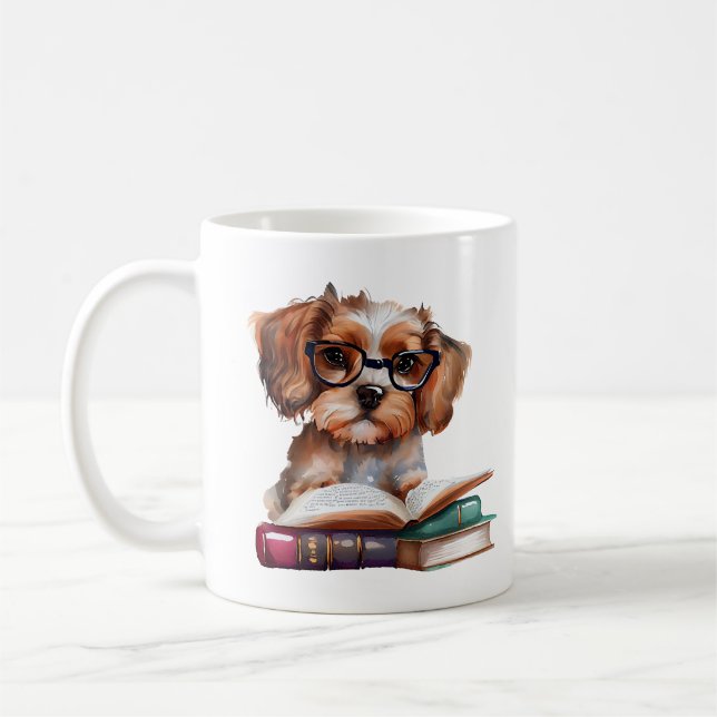 Caneca De Café Muito giro nos livros (Esquerda)