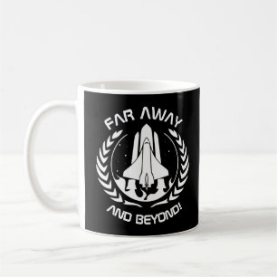 Caneca De Café Muito longe e além - Shuttle espacial