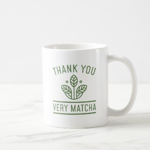 Caneca De Café Muito Obrigado Matcha