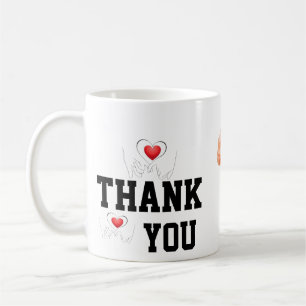 Caneca De Café Muito Obrigado Muitos Agradecimentos Com Agradecim