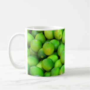 Caneca De Café Muitos Limões verdes frescos
