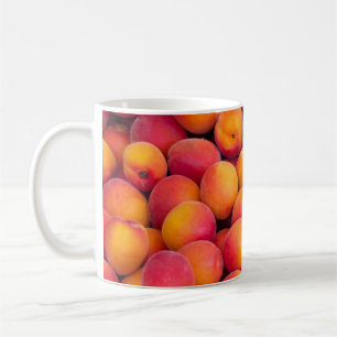 Caneca De Café Muitos pêssegos frescos