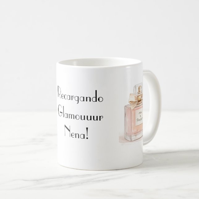 Caneca De Café mujer femenina (Frente Esquerda)