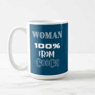 Caneca De Café Mulher: 100% De Cooch Coffee Mug
