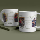 Caneca De Café Mulher 3 Vertical Foto Amante Palavras Femininas<br><div class="desc">Um presente de caneca feminina para sua esposa, namorada ou noiva, por exemplo, ou é tão fácil personalizar para outra pessoa. O modelo de foto exibe 3 das suas fotos favoritas em formato vertical com cantos arredondados. Estimulado com uma redação carinhosa em um roteiro claro e manuscrito, que diz "[nome]...</div>
