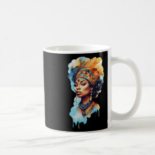 Caneca De Café Mulher Afro-Americana Nativa Orgulhosa Espiritual 