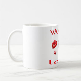 Caneca De Café "Mulher Apaixonada" - Arte do Dia dos Namorados