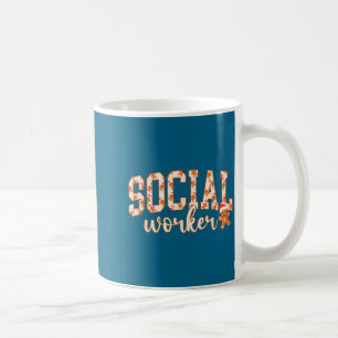 Caneca De Café Mulher assistente social homem de biscoito de geng