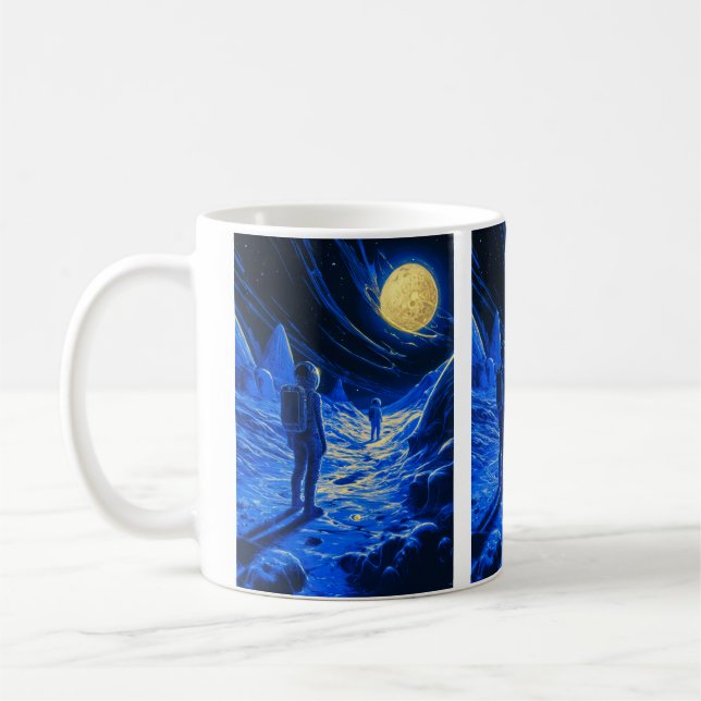 Caneca De Café Mulher Astronauta (Esquerda)