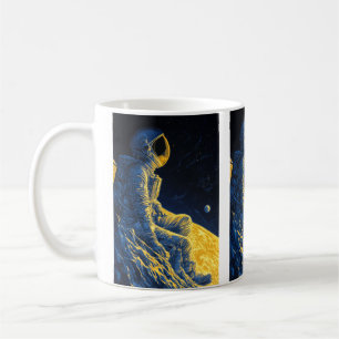 Caneca De Café Mulher Astronauta