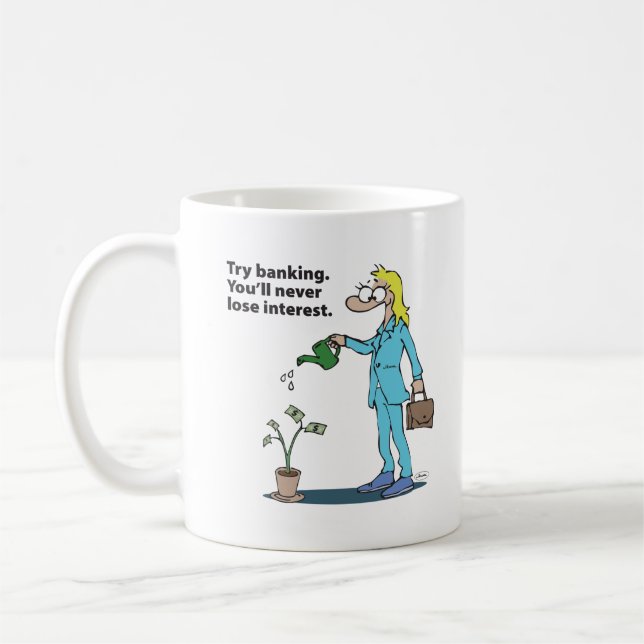 Caneca De Café Mulher Banqueira (Esquerda)