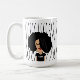 Caneca De Café Mulher Bela Esmirante Lançou Mug. Escolha o seu ol