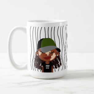 Caneca De Café Mulher Bela Esmirante Lançou Mug. Escolha o seu ol