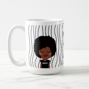 Caneca De Café Mulher Bela Esmirante Lançou Mug. Escolha o seu ol