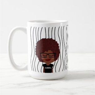 Caneca De Café Mulher Bela Esmirante Lançou Mug. Escolha o seu ol