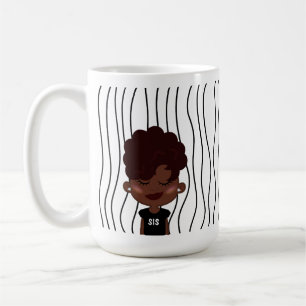 Caneca De Café Mulher Bela Esmirante Lançou Mug. Escolha o seu ol