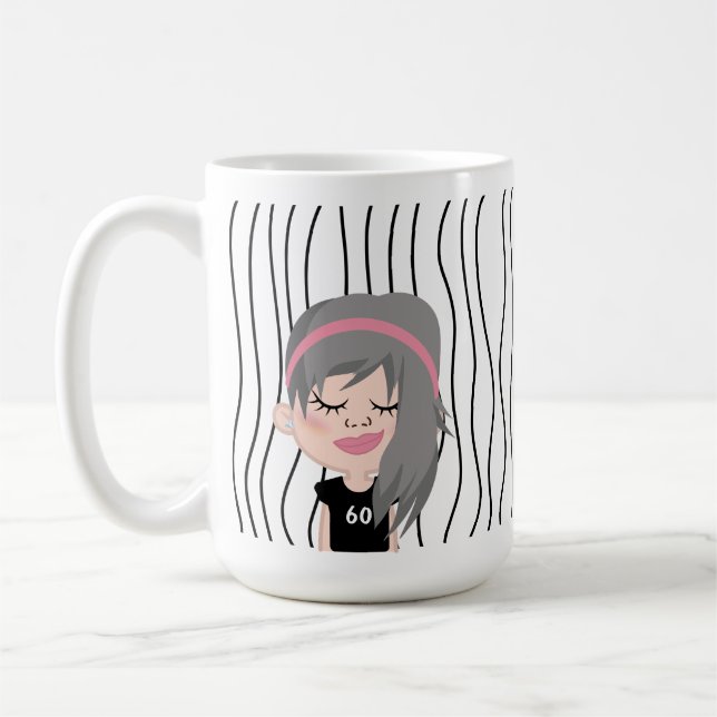 Caneca De Café Mulher Bela Esmirante Lançou Mug. Escolha o seu ol (Esquerda)