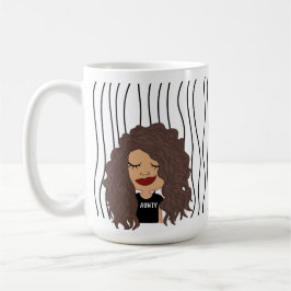 Caneca De Café Mulher Bela Esmirante Lançou Mug. Escolha o seu ol