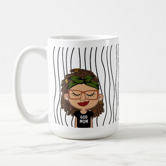 Caneca De Café Mulher Bela Esmirante Lançou Mug. Escolha o seu ol (Esquerda)