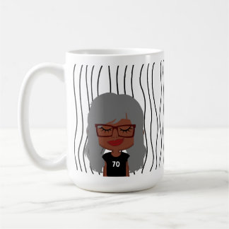 Caneca De Café Mulher Bela Esmirante Lançou Mug. Escolha o seu ol