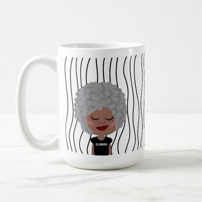 Caneca De Café Mulher Bela Esmirante Lançou Mug. Escolha o seu ol (Esquerda)