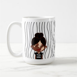 Caneca De Café Mulher Bela Esmirante Lançou Mug. Escolha seu visu