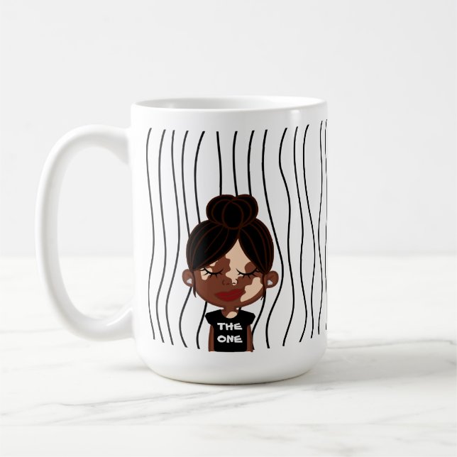 Caneca De Café Mulher Bela Esmirante Lançou Mug. Escolha seu visu (Esquerda)