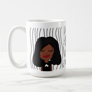 Caneca De Café Mulher Bela Esmirante Lançou Mug. Escolha seu visu