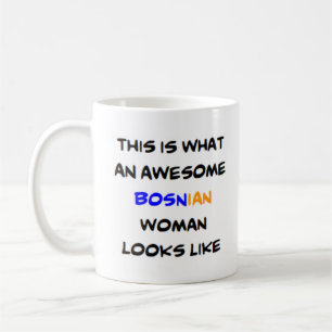 Caneca De Café mulher bosniana, incrível